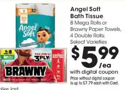 Kroger Angel Soft Bath Tissue offer