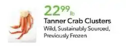 Publix Tanner Crab Clusters offer