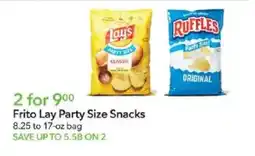 Publix Frito Lay Party Size Snacks offer