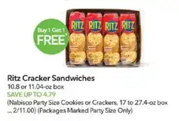 Publix Ritz cracker sandwiches offer