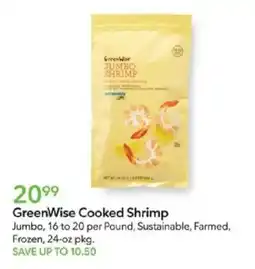 Publix GreenWise Cooked Shrimp offer