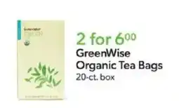 Publix GreenWise Organic Tea Bags offer
