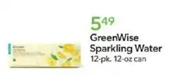Publix GreenWise Sparkling Water offer