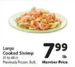 Safeway Large Cooked Shrimp offer