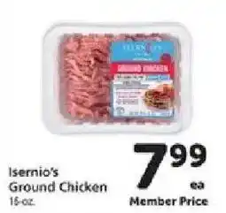 Safeway Isernio's Ground Chicken offer
