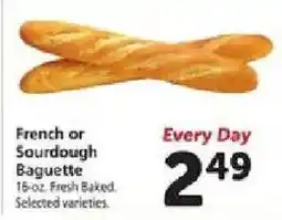 Safeway French or Sourdough Baguette offer