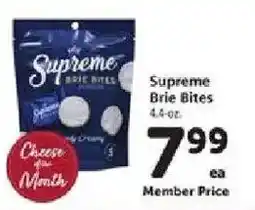 Safeway Supreme Brie Bites offer