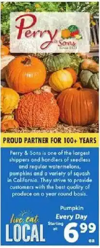 Safeway Perry & Sons Pumpkin offer