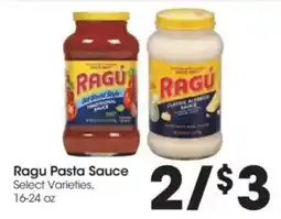 Food 4 Less Ragu pasta sauce offer