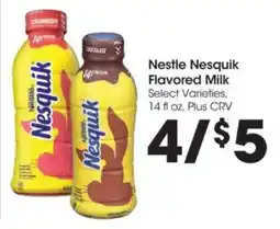 Food 4 Less Nestle Nesquik Flavored Milk offer