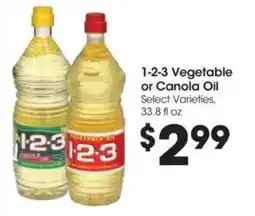 Food 4 Less 1-2-3 vegetable oil offer