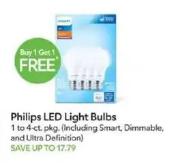 Publix Philips LED Light Bulbs offer
