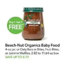 Publix Beech-Nut Organics Baby Food offer
