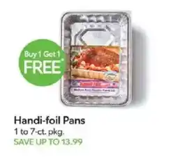 Publix Handi-foil Pans offer