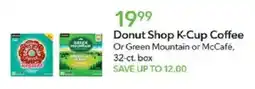 Publix Donut Shop K-Cup Coffee or Green Mountain or McCafé offer