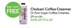 Publix Chobani Coffee Creamer offer