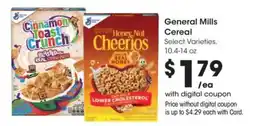 Kroger General Mills Cereal offer