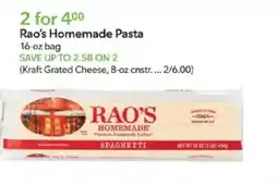 Publix Rao's Homemade Pasta offer