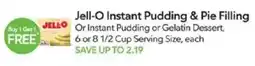 Publix Jell-o instant pudding & pie filling offer