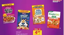 Safeway Kellogg's large size cereal offer