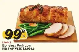Winn Dixie Boneless Pork Loin offer