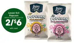 Kroger Lesser Evil Popcorn offer