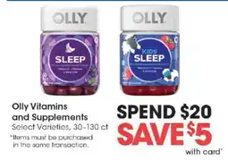 Kroger Olly Vitamins and Supplements offer