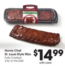 Kroger Home Chef St. Louis Style Ribs offer