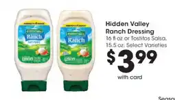 Kroger Hidden Valley Ranch Dressing offer