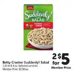 Safeway Betty Crocker Suddenly! Salad offer