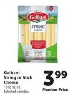 Safeway Galbani String or Stick Cheese offer