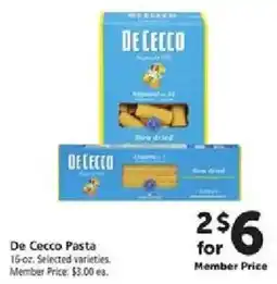Safeway De Cecco Pasta offer