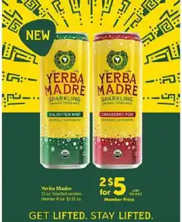 Safeway Yerba Madre Sparkling offer