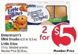 Safeway Entenmann's Mini Snacks Little Bites offer