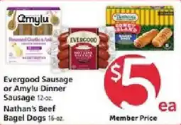 Safeway Evergood Sausage or Amylu Dinner Sausage offer