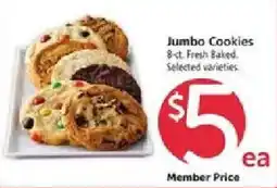 Safeway Jumbo Cookies offer