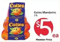 Safeway Cuties Mandarins offer