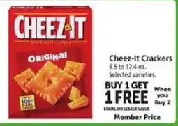 Safeway Cheez-it Crackers offer