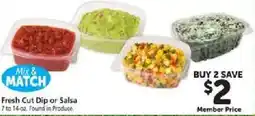 Safeway Fresh Cut Dip or Salsa offer