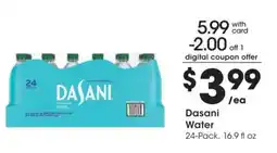 Kroger Dasani Water offer