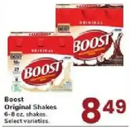 Jewel-Osco Boost Original Shakes offer