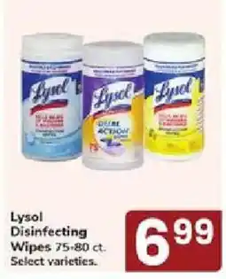 Jewel-Osco Lysol Disinfecting Wipes offer
