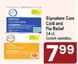 Jewel-Osco Signature Care Cold and Flu Relief offer