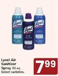Jewel-Osco Lysol Air Sanitizer offer