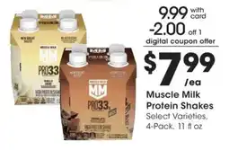 Smith's Muscle Milk Protein Shakes offer