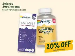Sprouts Farmers Market Solaray magnesium glycinate offer