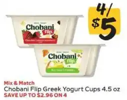 Winn Dixie Chobani Flip Greek Yogurt Cups offer