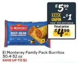 Winn Dixie El Monterey Family Pack Burritos offer