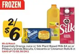 Winn Dixie Essentials Orange Juice offer