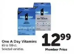 Safeway One A Day Vitamins offer